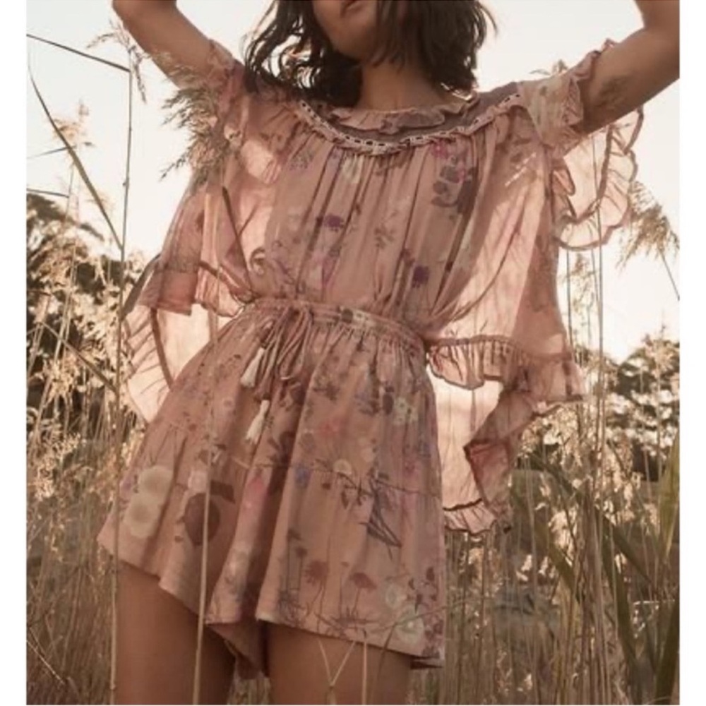 SPELL & THE GYPSY COLLECTIVE WILD BLOOM SHORTS - BLUSH size XS
